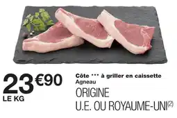 Monoprix Côte *** à griller en caissette offre