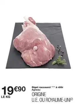 Monoprix Agneau Gigot raccourci *** à rôtir offre
