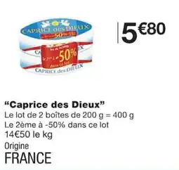 Monoprix Caprice des Dieux offre