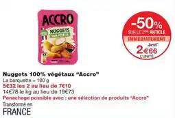 Monoprix Accro Nuggets offre