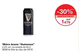 Monoprix Guinness Bière brune offre