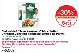 Monoprix Jean Larnaudie Plat cuisiné offre