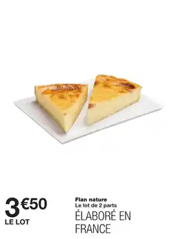 Monoprix Flan nature offre