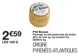 Monoprix ISTARA P'tit Basque offre