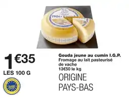 Monoprix Royal Hollandia Gouda jeune au cumin offre