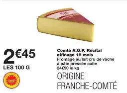 Monoprix Comté A.O.P. Récital offre