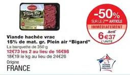 Monoprix Bigard Viande hachée vrac offre