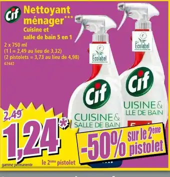 Norma Nettoyant ménager offre