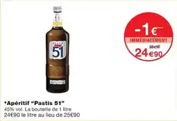 Monoprix Pastis 51 offre