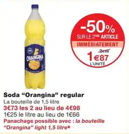 Monoprix Orangina Soda regular offre