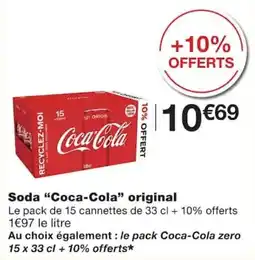 Monoprix Coca-Cola Soda offre