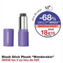 Monoprix Wonderskin Blush Stick Phush offre