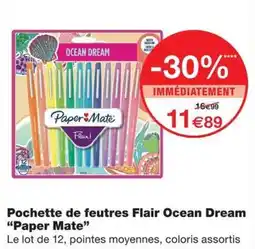 Monoprix Paper Mate Feutres Flair Ocean Dream offre