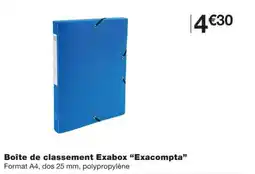 Monoprix Exabox Boîte de classement Exacompta offre