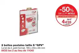 Monoprix GPV boîtes postales offre