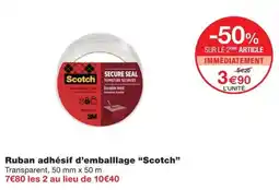 Monoprix Scotch Ruban adhésif d'emballage offre