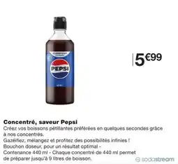 Monoprix Sodastream Concentré saveur Pepsi offre