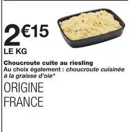 Monoprix Choucroute cuite au riesling offre