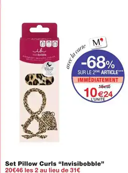 Monoprix Invisibobble set pillow curls offre