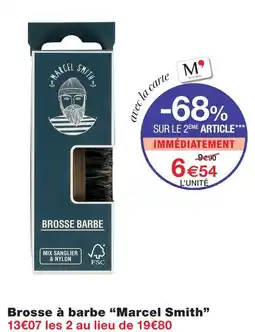 Monoprix Marcel smith brosse à barbe offre
