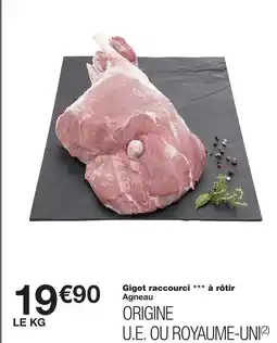 Monoprix Gigot raccourci à rôtir agneau offre