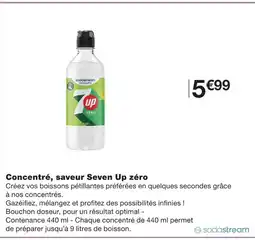Monoprix Concentré saveur seven up zéro offre