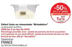Monoprix Brindelice céleri frais en rémoulade offre