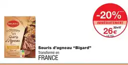 Monoprix Bigard souris d’agneau offre