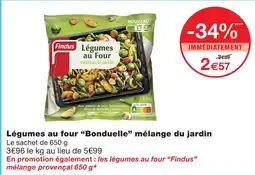 Monoprix Findus légumes au four mélange du jardin offre