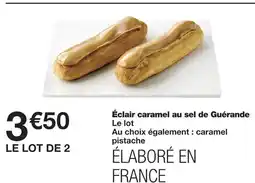 Monoprix Éclair caramel au sel de guérande offre
