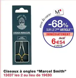 Monoprix Marcel smith ciseaux à ongles offre