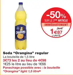 Monoprix Orangina soda regular offre