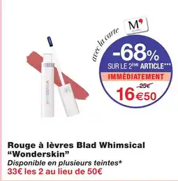 Monoprix Wonderskin rouge à lèvres blad whimsical offre