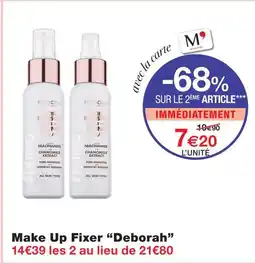 Monoprix Deborah make up fixer offre