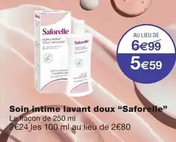 Monoprix Saforelle soin intime lavant doux offre