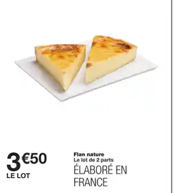 Monoprix Flan nature offre
