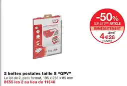 Monoprix Gpv 2 boîtes postales taille s offre