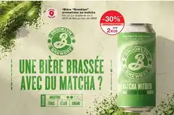Monoprix Brooklyn brewery bière aromatisée au matcha offre