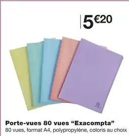 Monoprix Exacompta porte-vues 80 vues offre