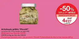 Monoprix Florelli artichauts grillés offre
