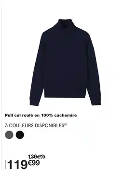 Monoprix Pull col roulé en 100% cachemire offre