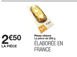 Monoprix Pinsa chèvre offre
