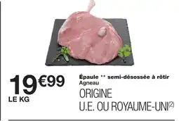 Monoprix Épaule semi-désossée à rôtir agneau offre