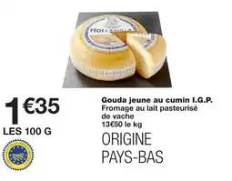 Monoprix Gouda jeune au cumin igp offre