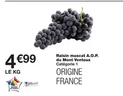 Monoprix Raisin muscat a.o.p. du mont ventoux offre
