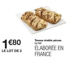 Monoprix Tresse érable pécan offre