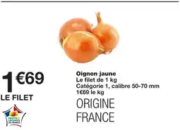 Monoprix Oignon jaune offre