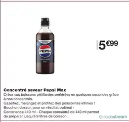 Monoprix Concentré saveur pepsi max offre