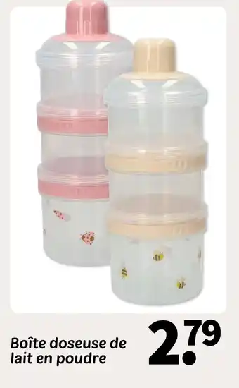 Boîte doseuse de lait en poudre