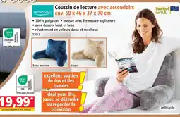 Norma Ortho-vital coussin de lecture avec accoudoirs env. 50 x 46 x 37 x 70 cm offre